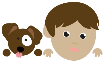 Dog and Boy Icon RedRover Readers